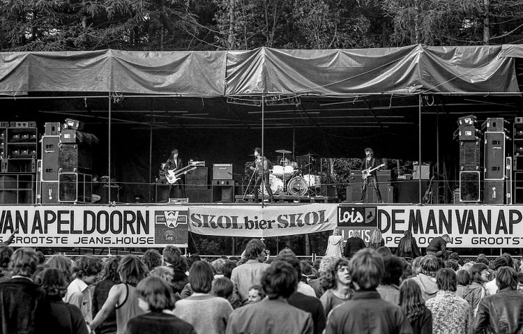Golden Earring show photo June 30 1979 Sportpark Orderbos courtesy Roel Vinkes